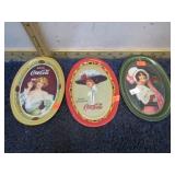 3-- MINI COCA COLA TRAYS