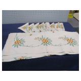 EMBROIDERED TABLE LINENS