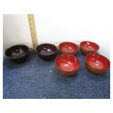 WOODEN JAPANESE BOWLS