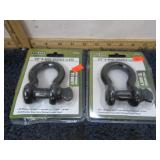 2-- 1/2" D - RING SHACKLES