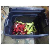 STORAGE TUB W/ RATCHET STRAPS