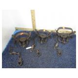 3-- STEEL LEG HOLD TRAPS