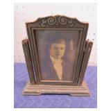 ANTIQUE PHOTOGRAPH IN STAND