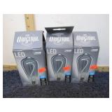 3-- EDISON STYLE LED BULBS