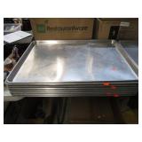 10-- 18" X 25 3/4" ALUMINUM BUN PANS