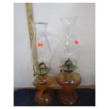 2-- OIL LAMPS