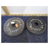 2-- 3lb DUMBBELL WEIGHTS