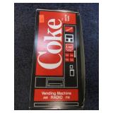 COCA COLA VENDING MACHINE RADIO