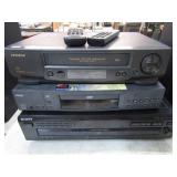 VHS, DVD & CD PLAYERS