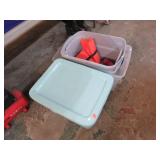 STORAGE TUBS & MISC