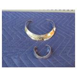 STERLING SILVER NECKLACE & BRACELET