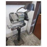 GRINDER ON STAND W/ SHARPENING JIG