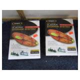 2-- WALL MOOUNT KAYAK STORAGE SYSTEMS