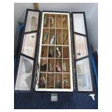 VINTAGE SEARS TED WILLIAMS TACKLE BOX & CONTENTS