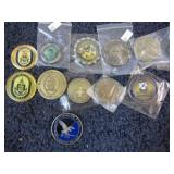 11-- MILITARY CHALLENGE TOKENS