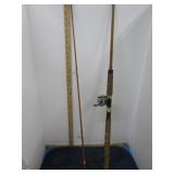 PFLUEGER #1893 REEL ON A GARCIA MICH FORRESTER ROD