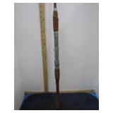 VINTAGE BAMBOO BOAT FISHNG ROD -- EYES BROKEN