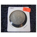 1889 MORGAN SILVER DOLLAR