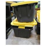 3-- STORAGE TUBS & LIDS