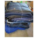 STACK OF MOVING BLANKETS