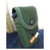 4-- MILITARY 9mm MAGAZINES & POUCH