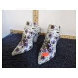 PAIR-- POTTERY SHOES