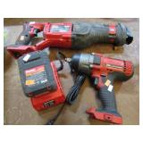 BAUER 20V CORDLESS 1/2" IMPACT & SAWZALL WITH