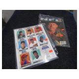 MILK MUSTACHE BASEBALL CARDS & TEAM NFL MAGAZINE