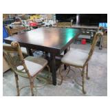 BAR HEIGHT TABLE W/ 4 CHAIRS