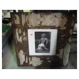 PICTURE FRAME - MADE FROM VINTAGE CEILING TILE