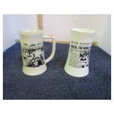 2-- ORIOLES COMMEMORATIVE CHAMPIONSHIP MUGS