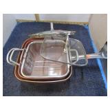 COPPER COOK PANS
