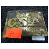 REPRODUCTION ?  CSA BELT BUCKLE
