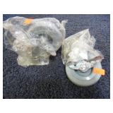2-- SWIVEL CASTERS