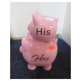 HIS & HERS PIGGY BANK