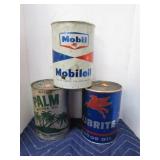 3-- PAPER OIL CANS