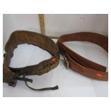 LEATHER GUN & CARTRIDGE BELTS