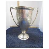 METAL SILVERPLATE URN