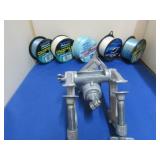 FISHING LINE & CLAMP ON ROD HOLDER