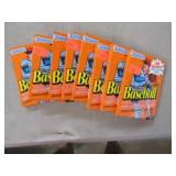 8 pks-- BASEBALL CARDS