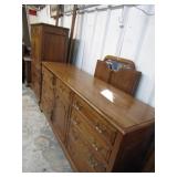 ETHEN ALLEN OAK BEDROOM SUIT