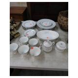 OXFORD BONE CHINA DISHES TWILIGHT DELL PATTERN