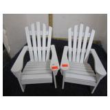 SMALL DOLL SIZED ADIRONDACK CHAIRS