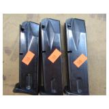 3-- 9 mm BERETA MAGAZINES