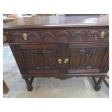 SLIGH OAK BUFFET CABINET