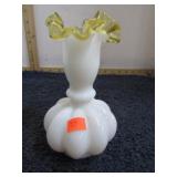 MILK GLASS VASE