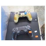 PLAYSTATION 4 CONSOLE & 2 CONTROLLERS -- UNTESTED