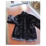 REVERSABLE LEATHER / FUR COAT -- 12