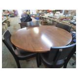 DINING ROOM TABLE & 4 CHAIRS