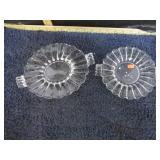 2-- HEISEY GLASS PLATES
